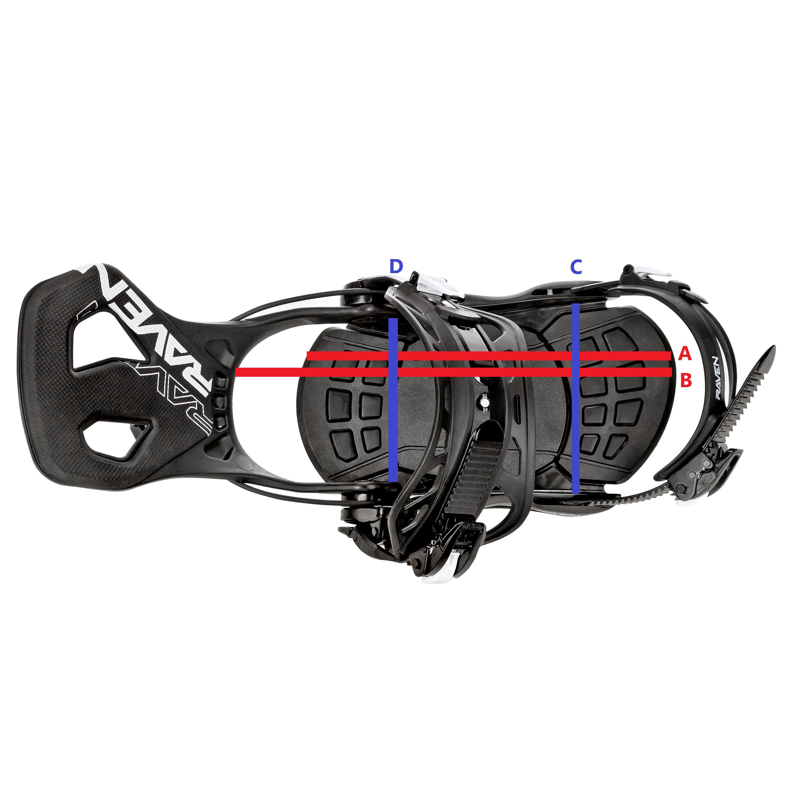 Fixações de Snowboard Raven Fastec FTM450 Multientry 6/7