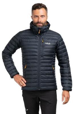 Giacca piumino uomo Rab Microlight Alpine grigio scuro M