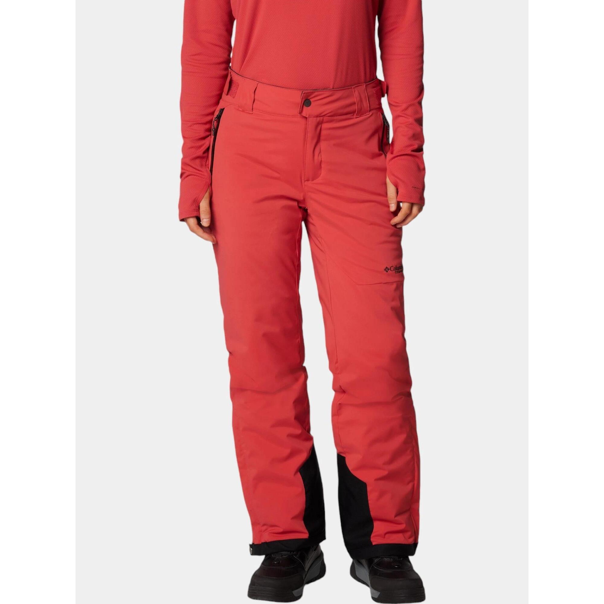 Columbia - Columbia Pantalon De Ski Imperméable Cirque Bowl™ Femme - Daredevil - Pantalons - Rouge - 38 S - Decathlon
