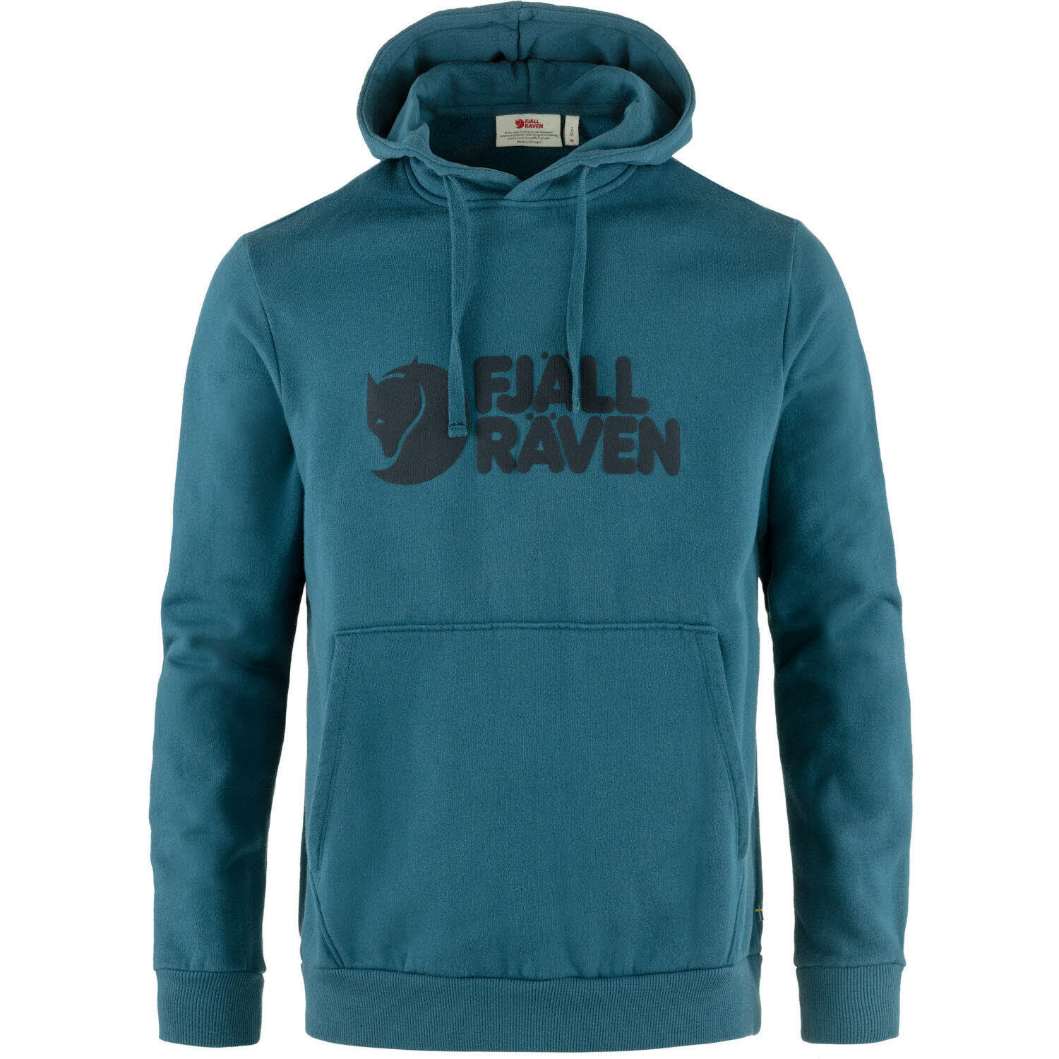 Felpa con cappuccio e logo Fjällräven da trekking da uomo 1/2