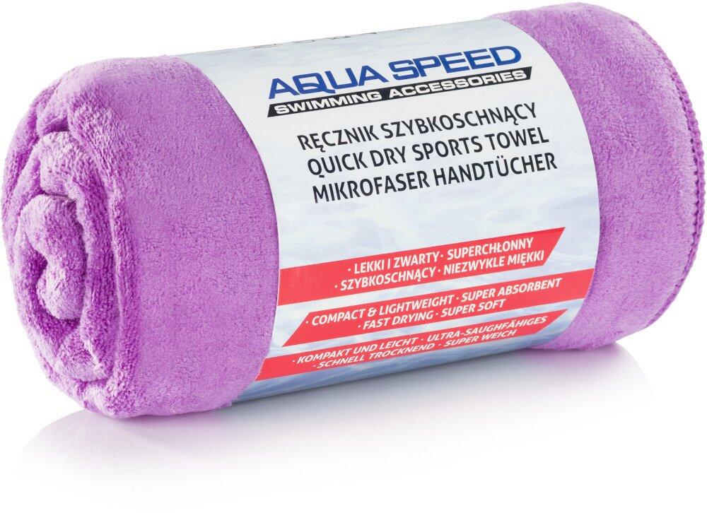 AQUA-SPEED Dry Serviette douce à séchage rapide violet 156 50 x 100 cm 2/3