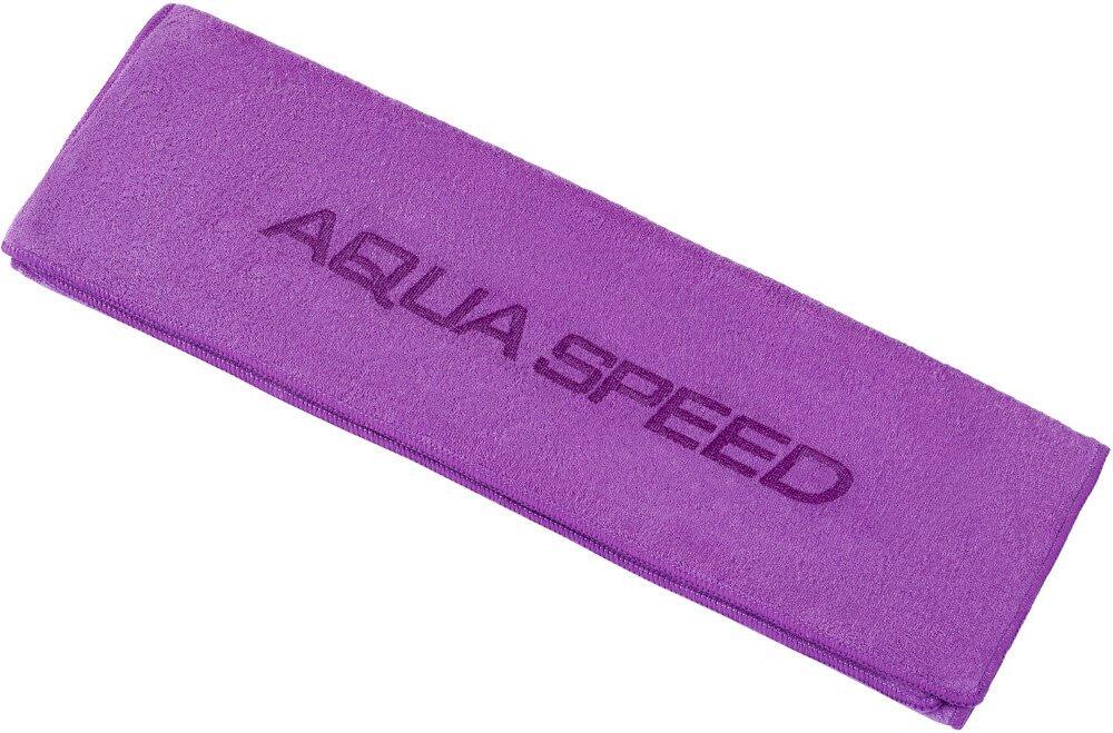 AQUA SPEED AQUA-SPEED Dry Toalha macia de secagem rápida roxa 156 50 x 100 cm