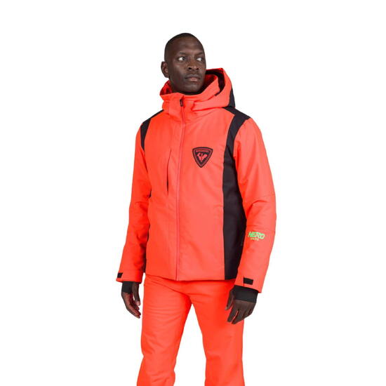 Kurtka Narciarska Rossignol męska Hero Velika JKT pomarańczowa