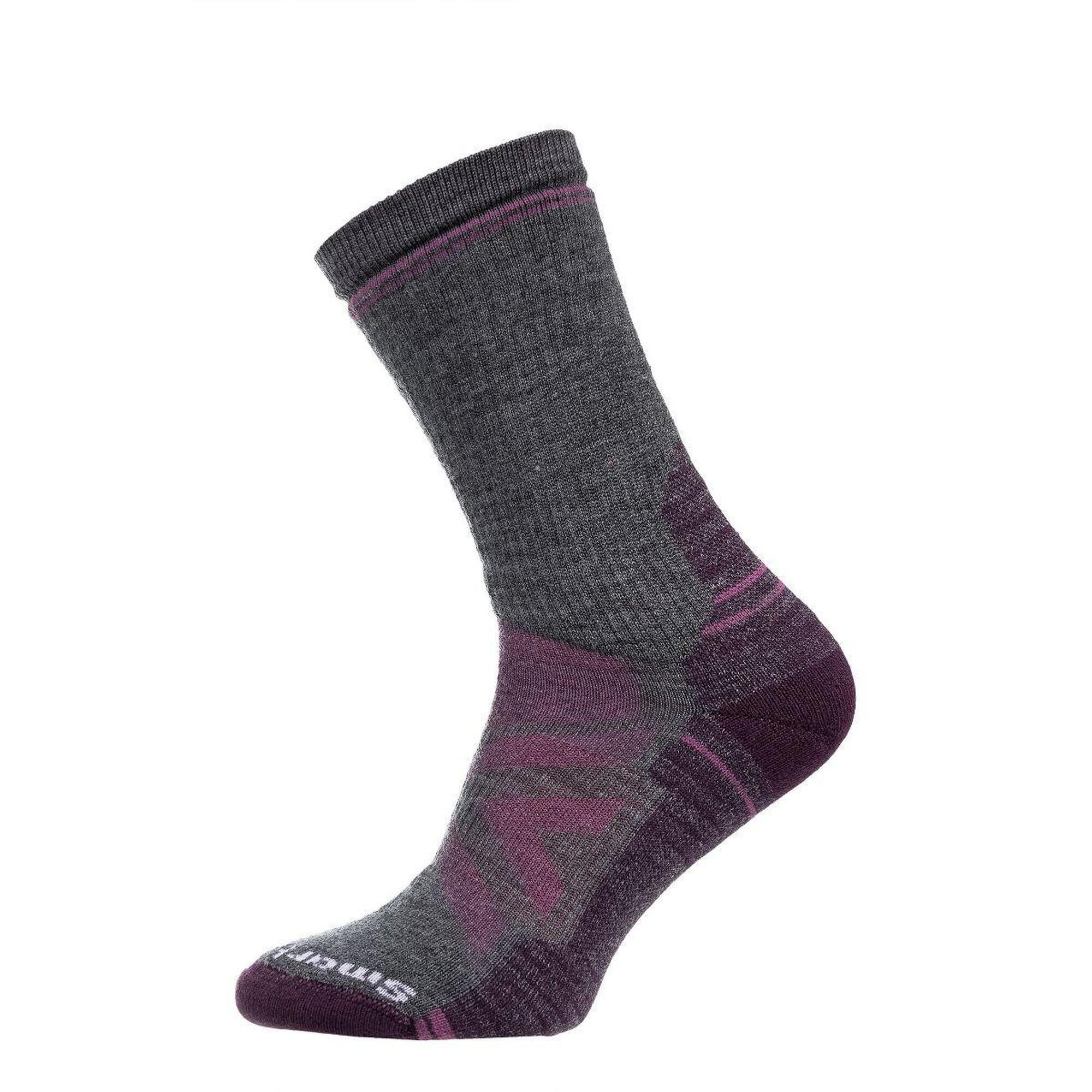 Smartwool - Chaussettes De Trekking Smartwool Performance Hike Full Cushion Crew Pour Femmes - Chaussettes - Gris|violet - 38/41 - Decathlon
