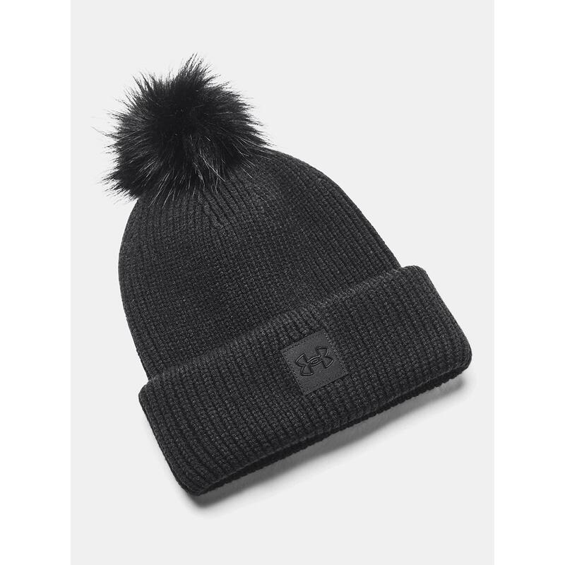 Bonnet d'hiver Under Armour pour femmes Halftime Ribbed Pom UNDER