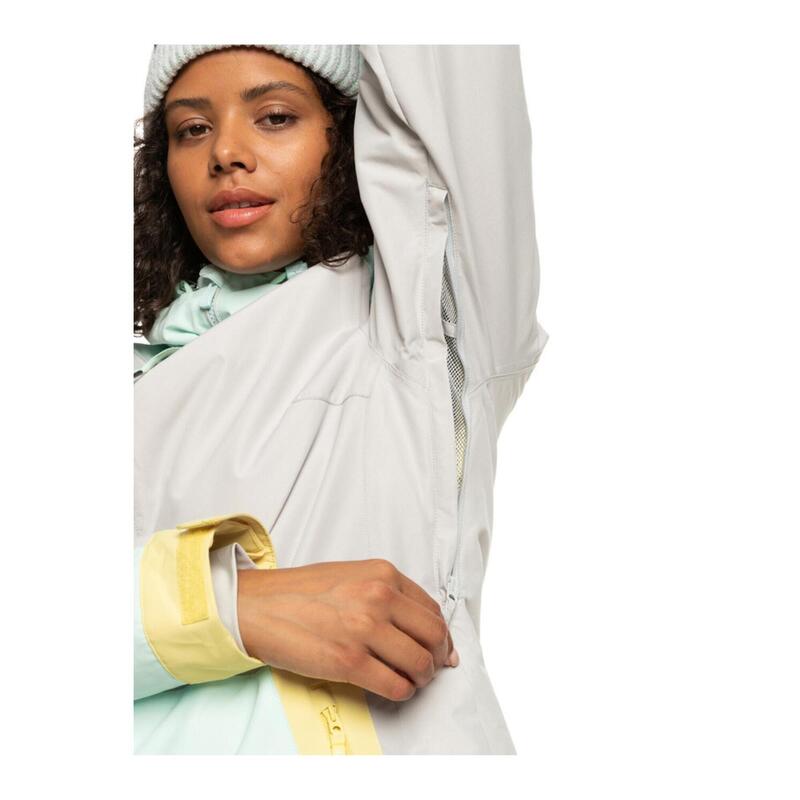 bunda ROXY Ravine Hoodie GRAY VIOLET