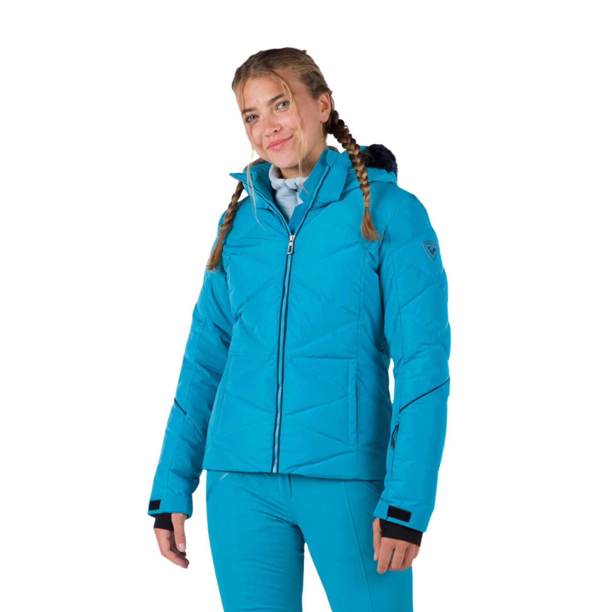 Rossignol - Veste De Ski Femme Rossignol Staci Pearly Jkt - Blouson - Bleu - 40 M - Decathlon