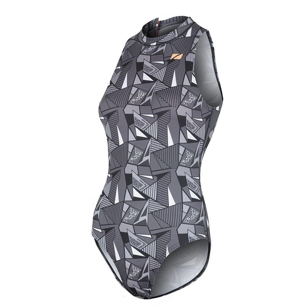 Fato de banho feminino zone3 ows renew com gola alta