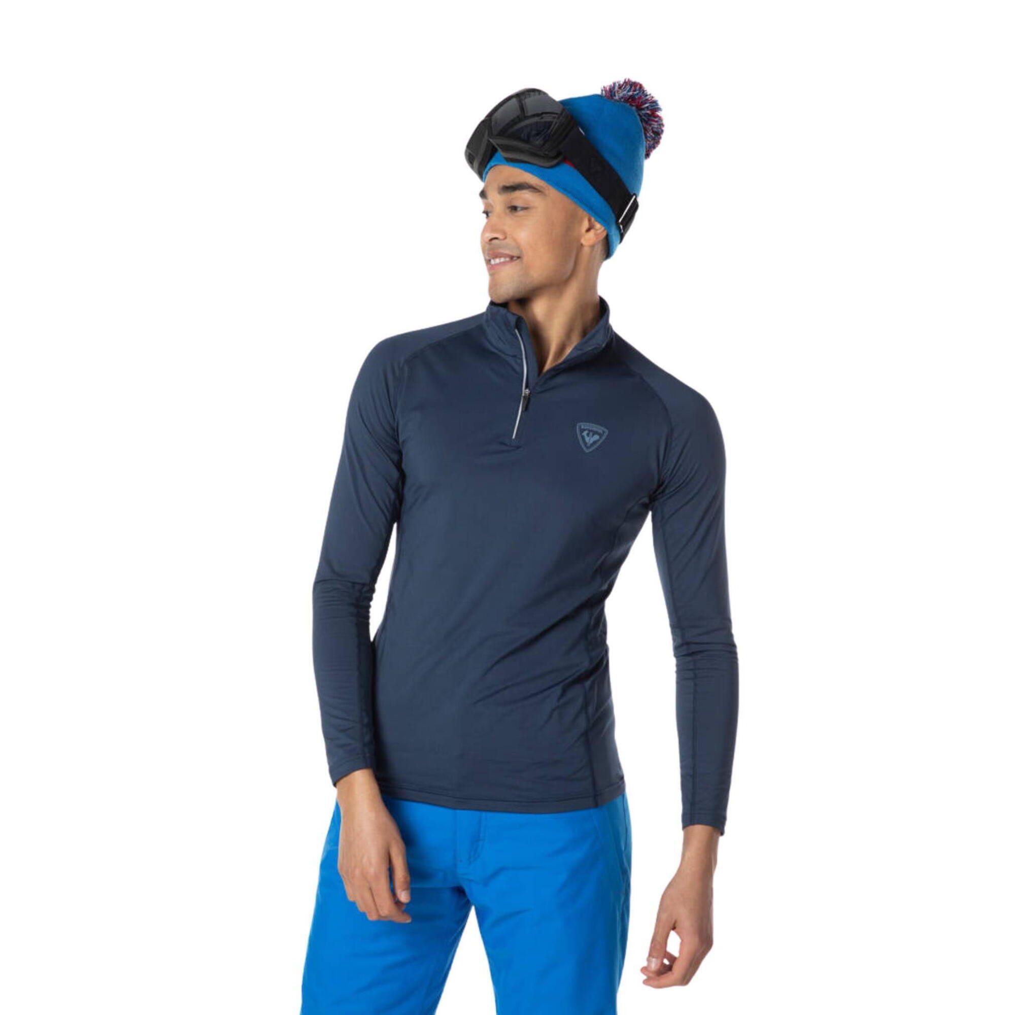 Koszulka termoaktywna Rossignol Classique 1/2 Zip granatowa