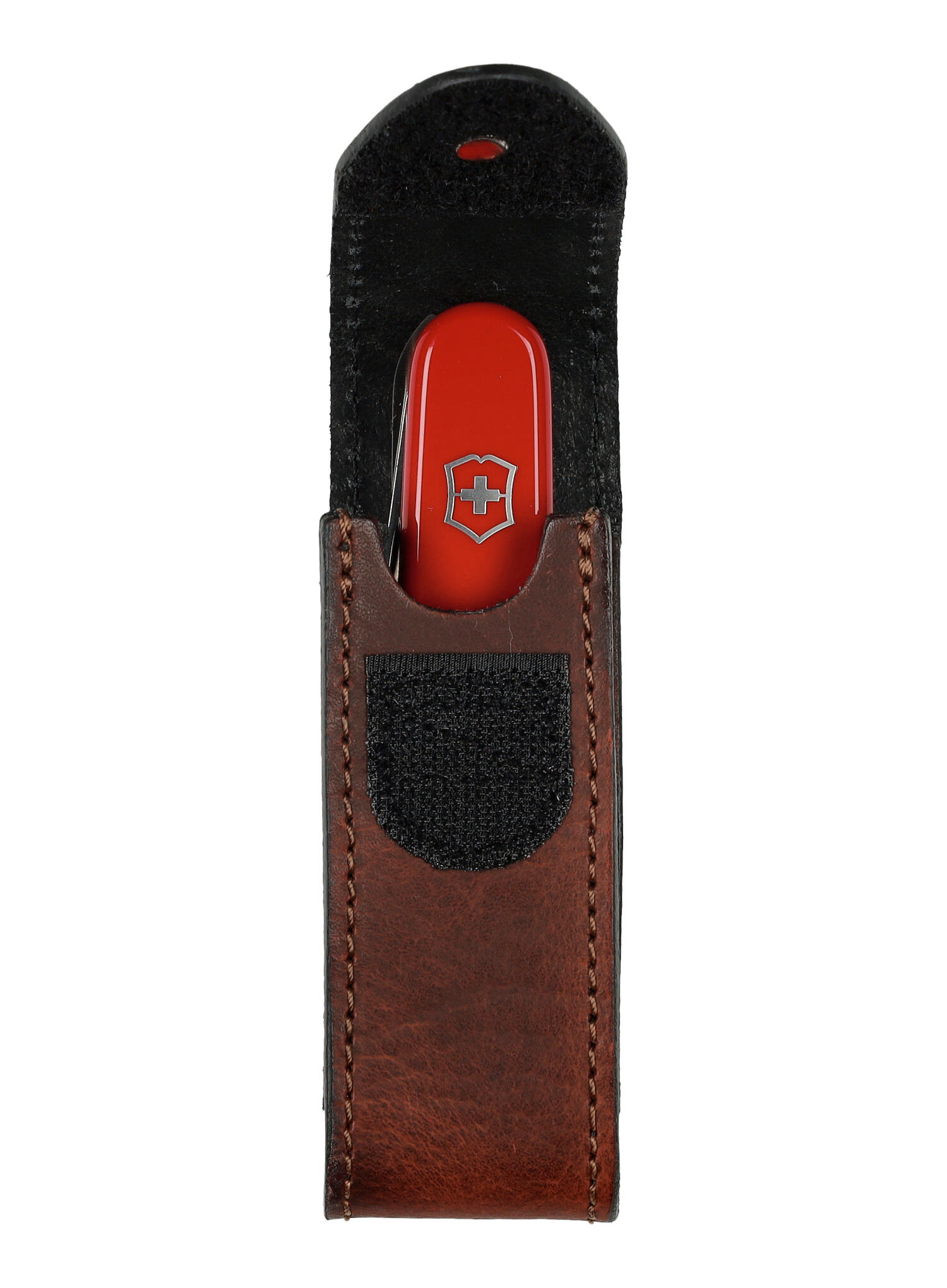Pouzdro na kapesní nůž Victorinox 91 mm 2-4 želízka, kožené, hnědé 7/7