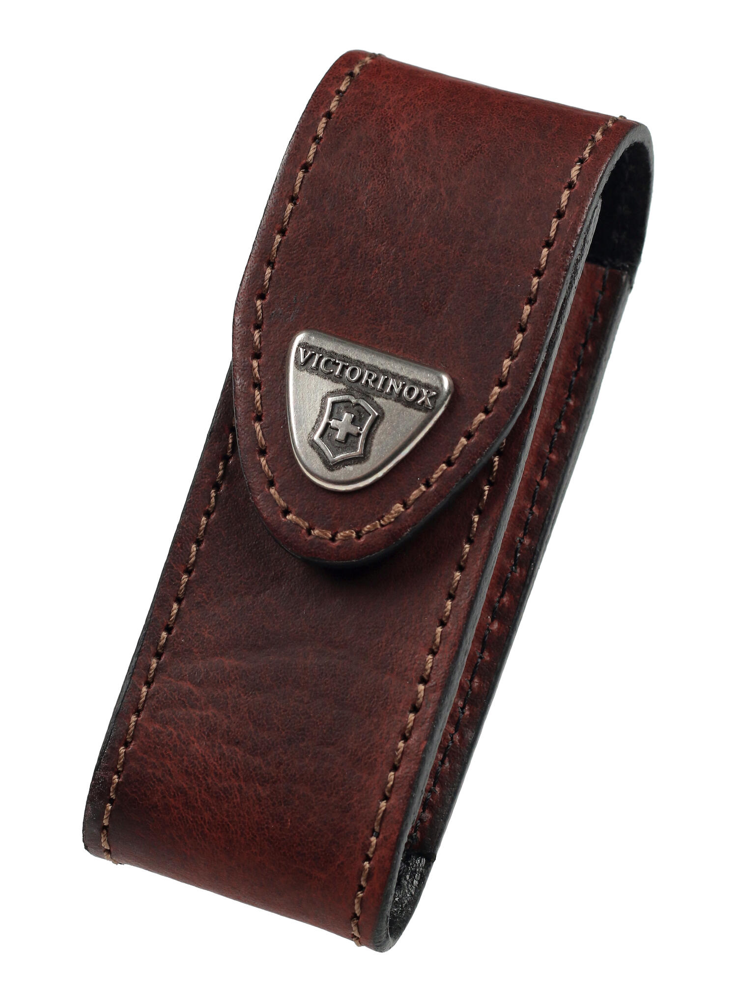 Pouzdro na kapesní nůž Victorinox 91 mm 2-4 želízka, kožené, hnědé 6/7