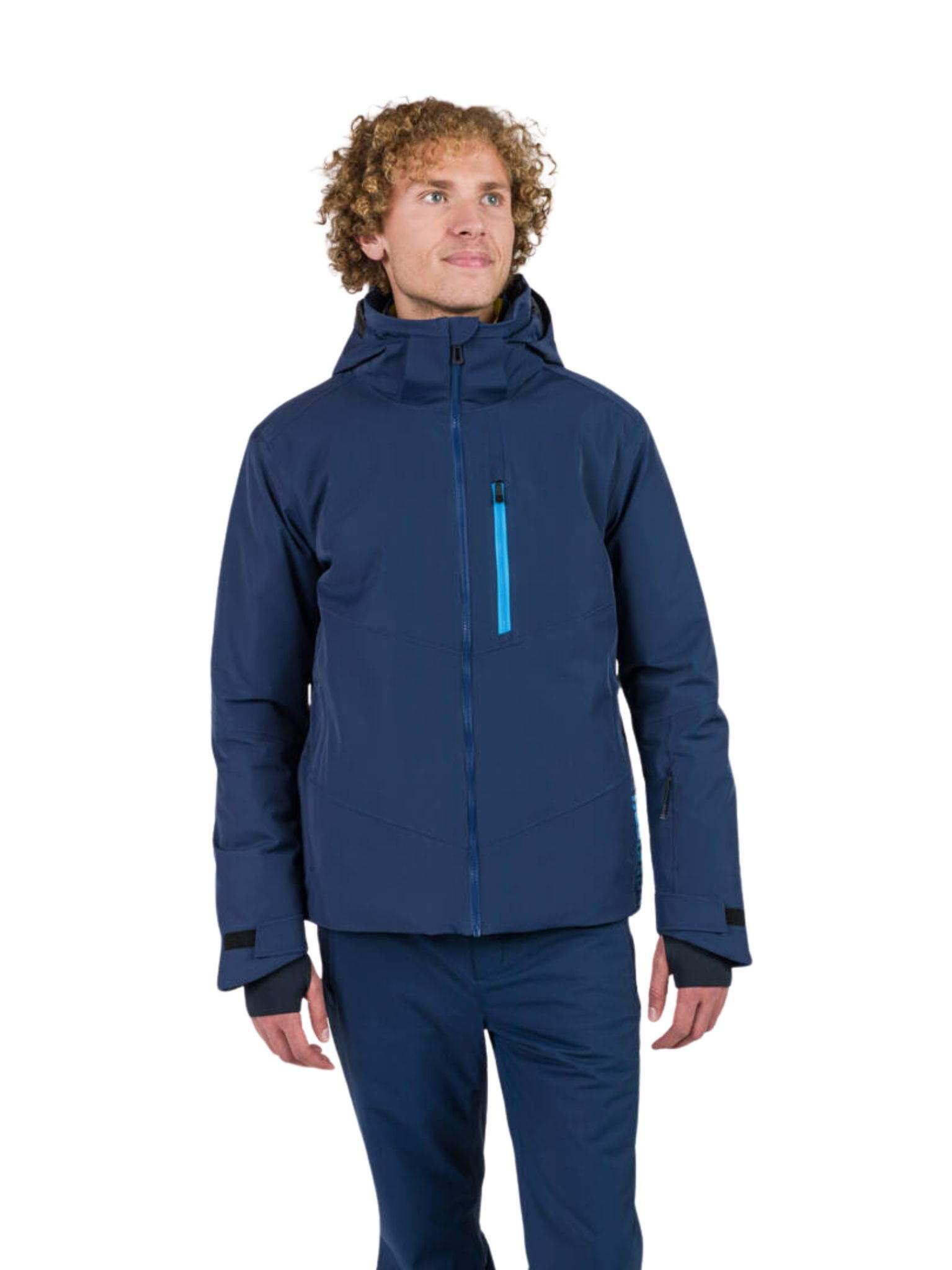 Rossignol Dunkelblaue Skijacke Rossignol Blackside Herren-Skijacke