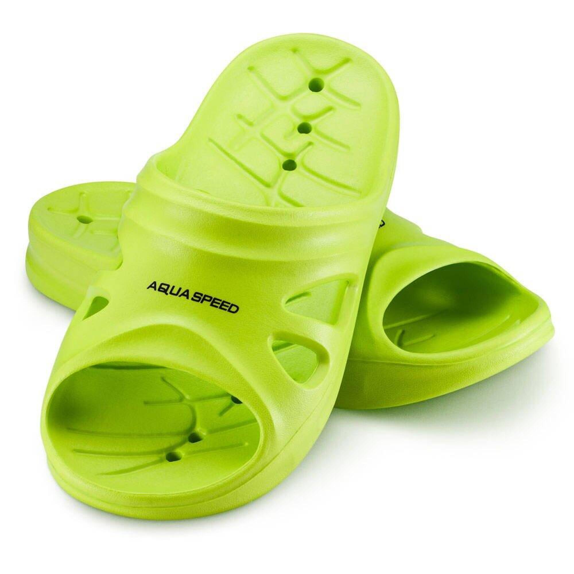Aqua Speed - Tongs Enfants Aqua-speed Florida - Claquettes - Jaune|vert - 32 - Decathlon