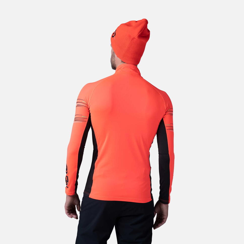 Bluza Rossignol Hero Classique 1/2 Zip pomarańczowa