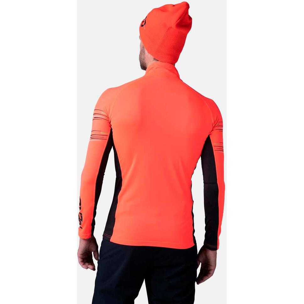 Bluza Rossignol Hero Classique 1/2 Zip pomarańczowa