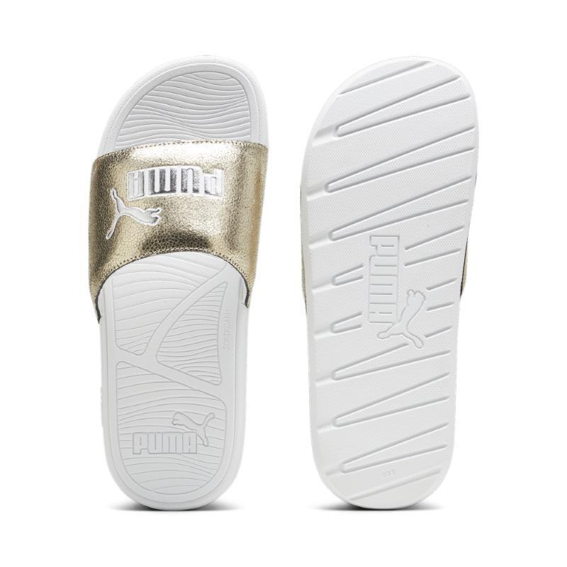 Puma - Sandales Puma Cool Cat 2.0 Metallic Shine Pour Femmes - Tongs - Blanc|jaune - 35,5 - Decathlon