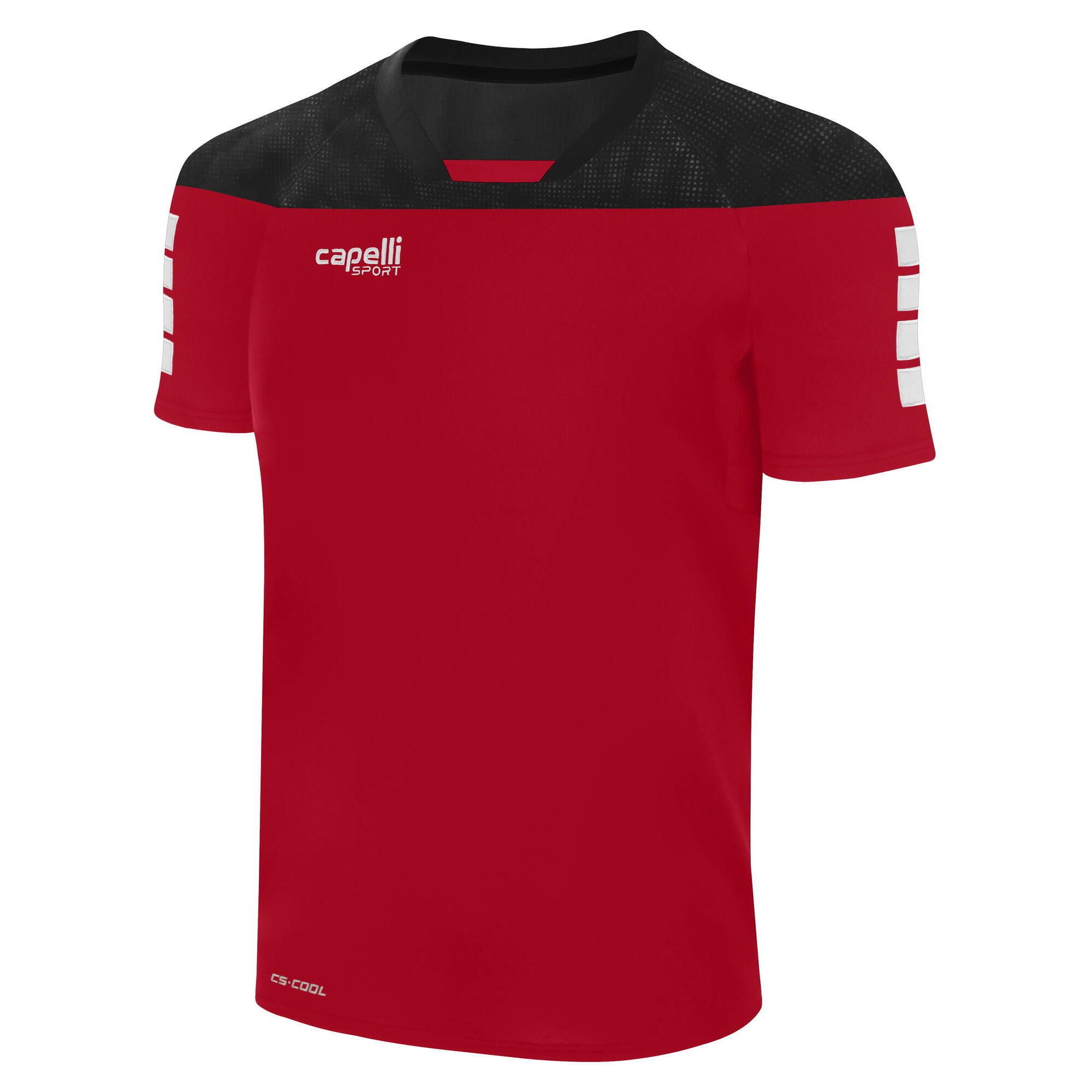 Capelli Sport - Maillot De Football Capelli Tribeca Adult Training Pour Hommes - Maillot Manches Courtes - Noir|rouge - 48 Xl - Decathlon
