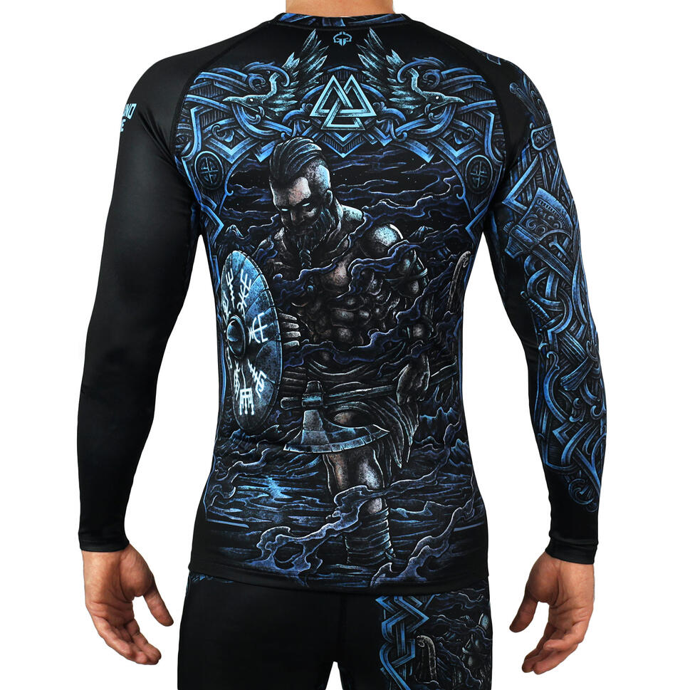 Rashguard do MMA męski Groundgame VIKING z długim rękawem