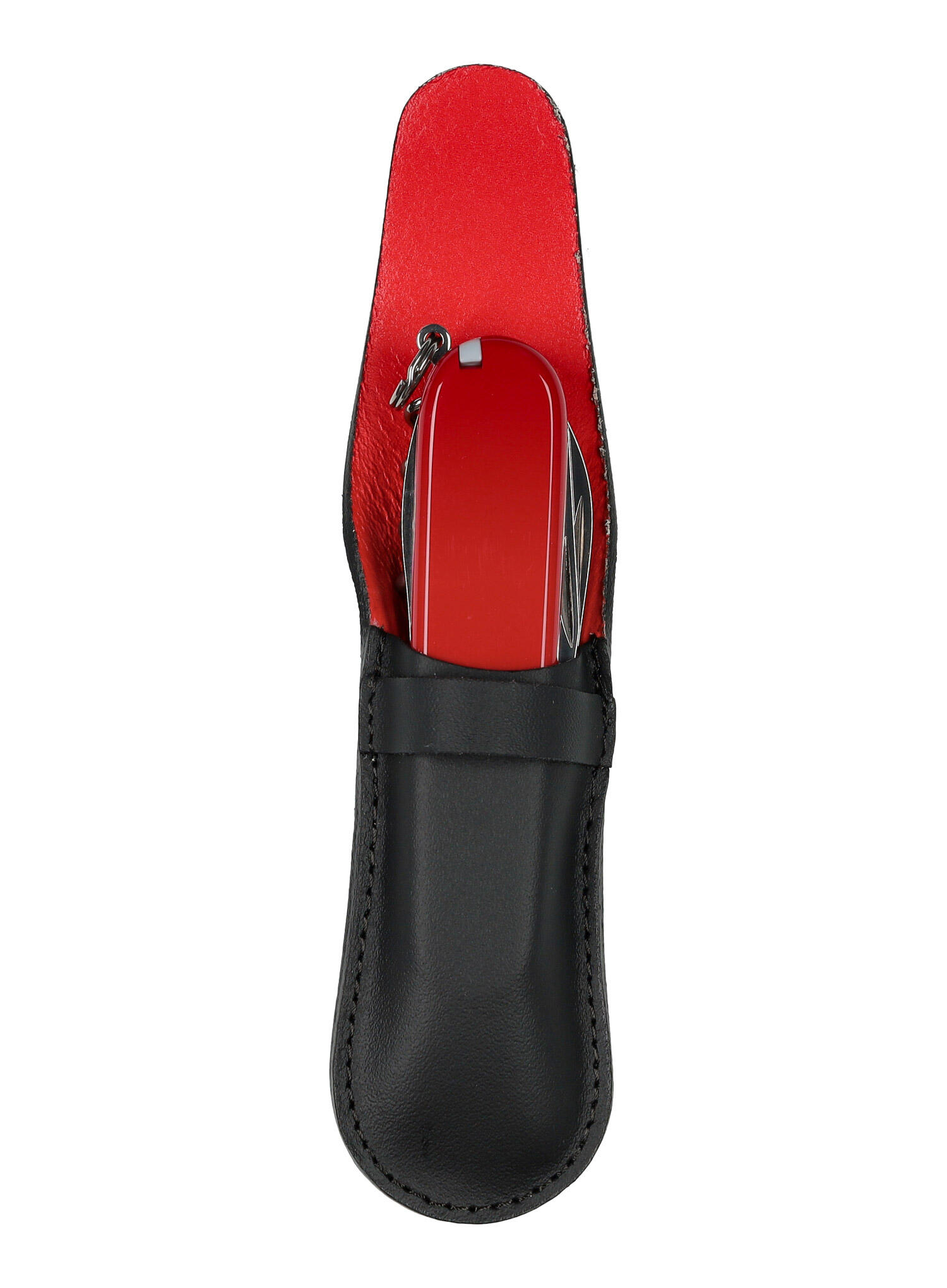 Pouzdro na kapesní nůž Victorinox 84 mm, kožené, černé 4/7