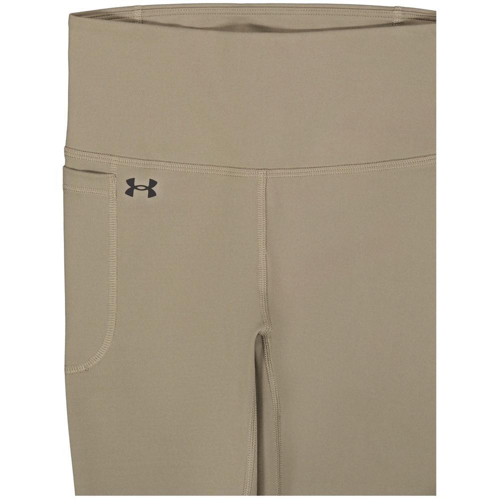 Mallas deportivas para mujer Under armour en color beige 3/5