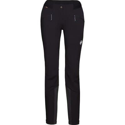 Pantaloni softshell da donna Mammut Aenergy neri ibridi traspiranti