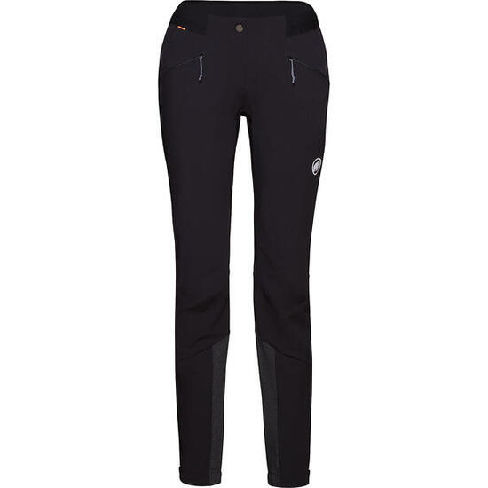 Pantaloni softshell da donna Mammut Aenergy neri ibridi traspiranti