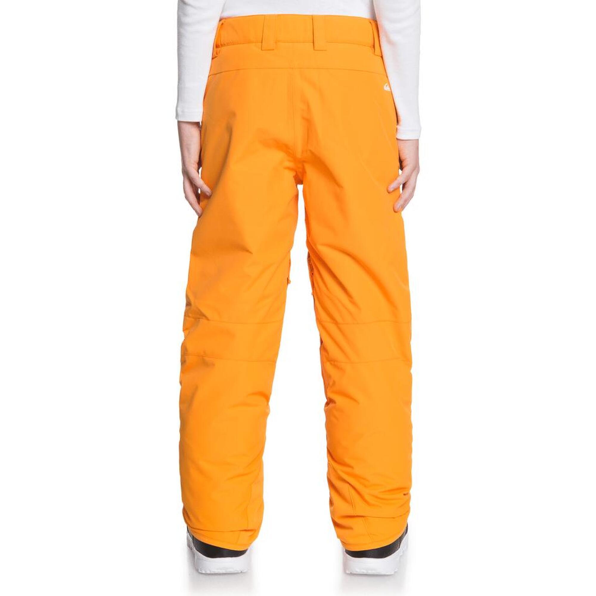 kalhoty QUIKSILVER Boundry Youth FLAME ORANGE