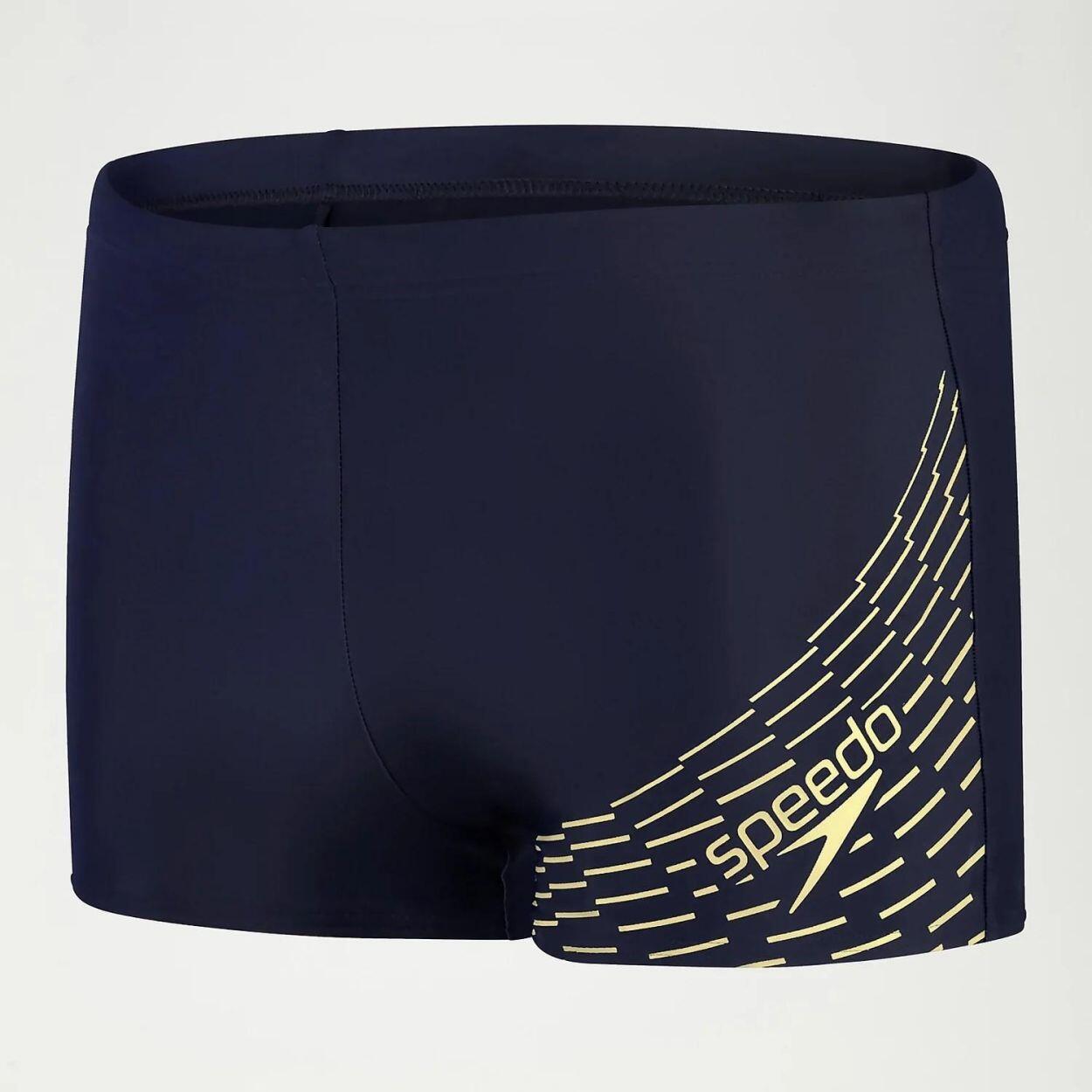 SPEEDO SPEEDO SPEEDO Zwemkledij ECO MEDLEY LOGO AQSH NAV/GRN HEREN NavGrn