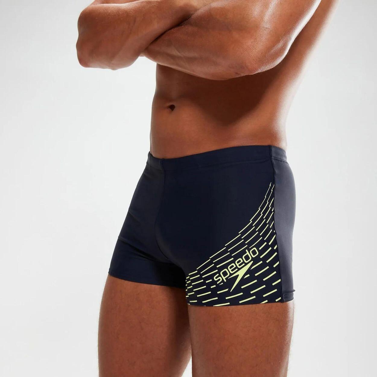 SPEEDO SPEEDO Vêtements de natation ECO MEDLEY LOGO AQSH NAV/GRN  Hommes NavGrn 2/6