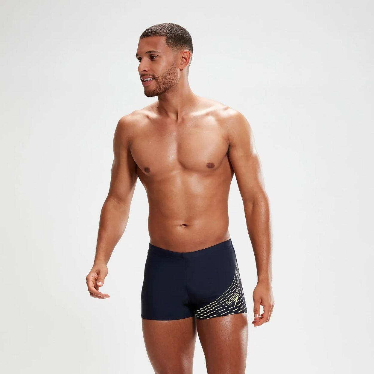 SPEEDO SPEEDO Vêtements de natation ECO MEDLEY LOGO AQSH NAV/GRN  Hommes NavGrn 3/6