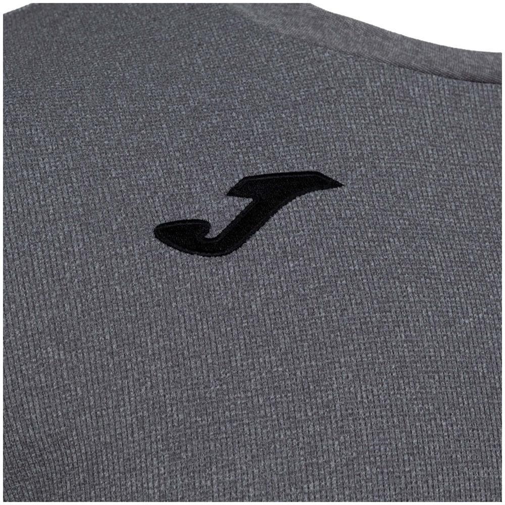 Maillot Manches Courtes Football Homme Joma Campus III Gris Melange 3/5