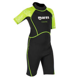 Combinaison de plongée Mares Shorty Manta 2 mm pour enfants