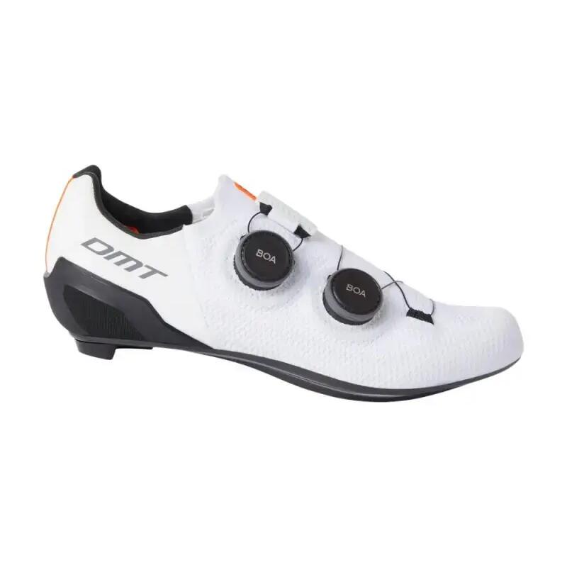DMT SH10 White Hybrid Knit Road Cycling Shoes
