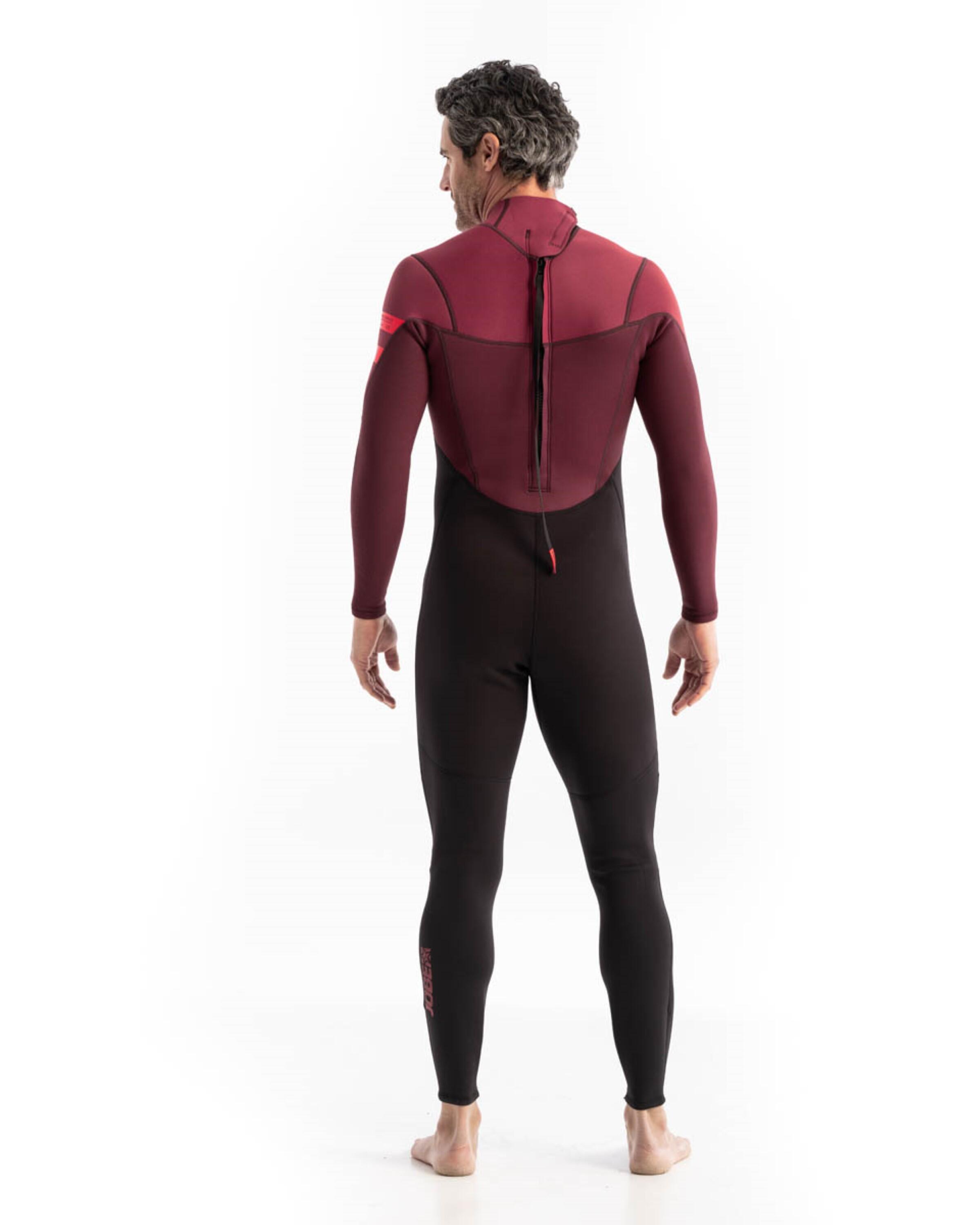 Perth 3/2 mm Fullsuit Herren RED Neoprenanzug Surfanzug Wassersport 3/7