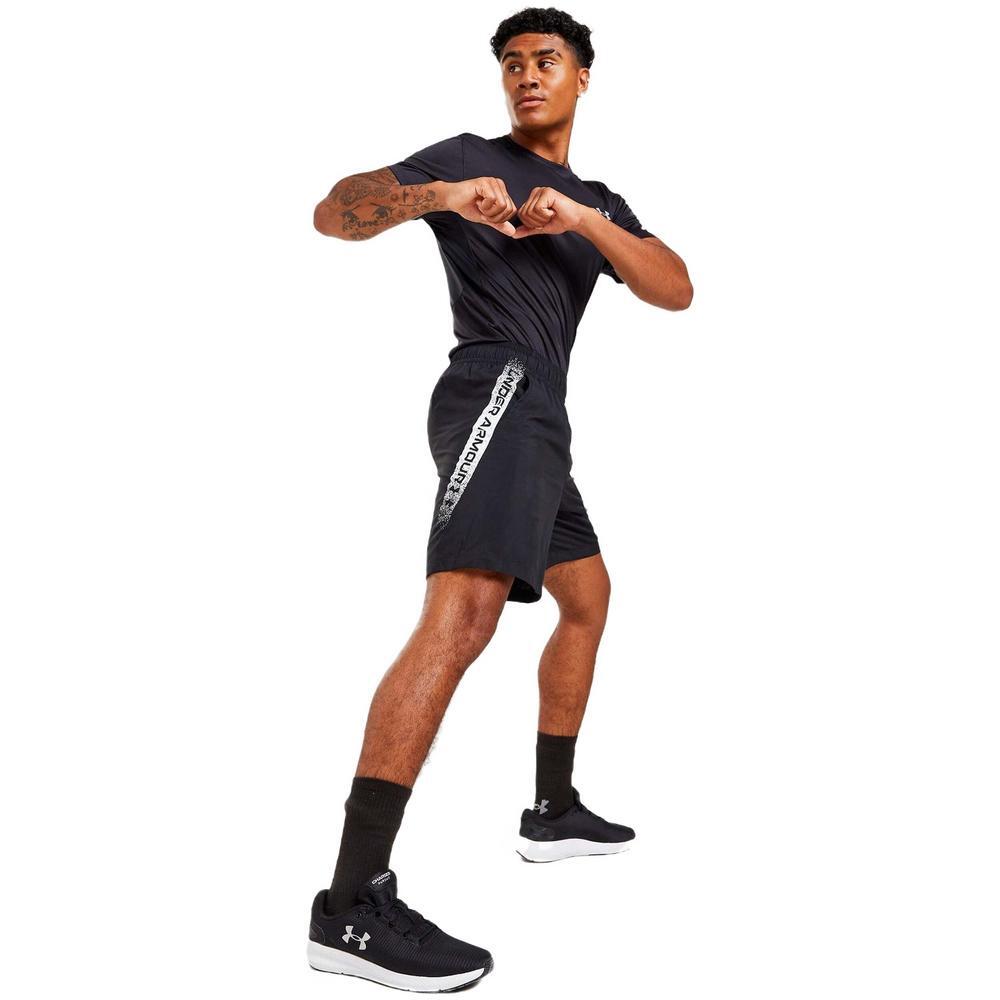 Short d'entraînement Under Armour Woven Graphic pour hommes 4/5