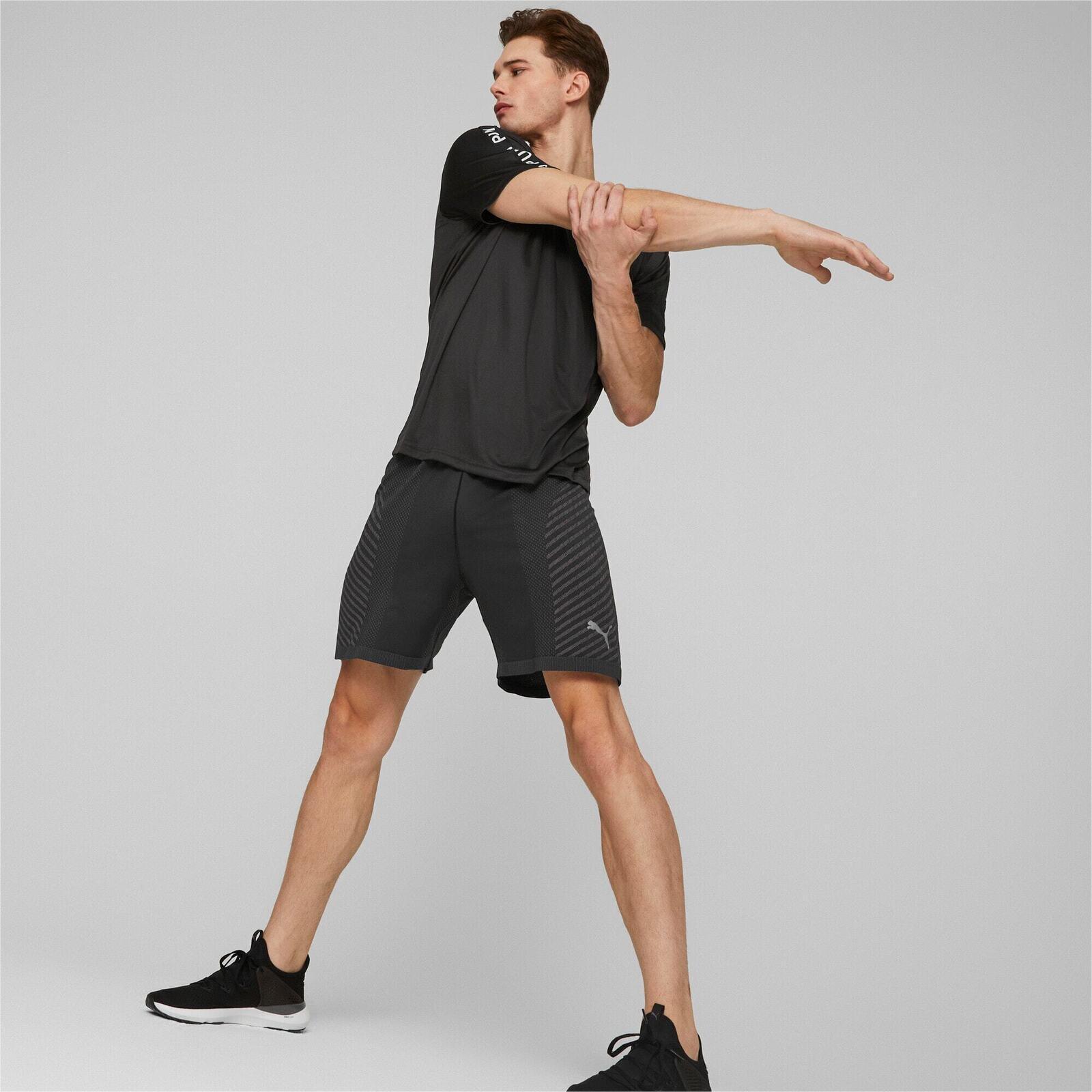 T-shirt Puma Fit Taped, Noir, Hommes 3/7