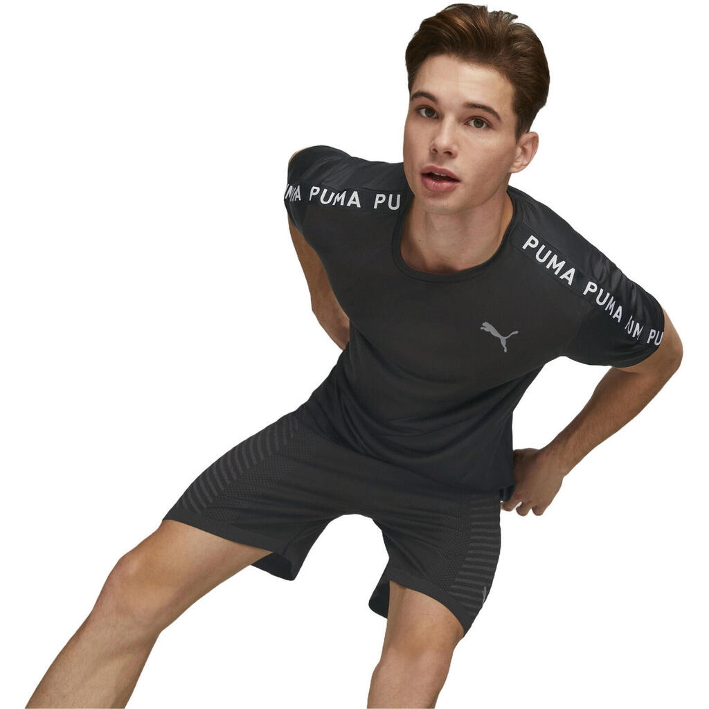 тениска Puma Fit Taped, Черен, Мъже