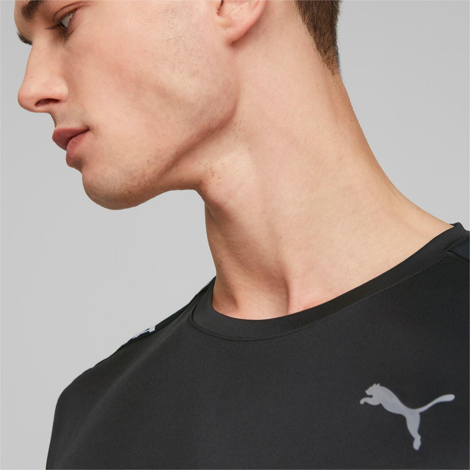 T-shirt Puma Fit Taped, Noir, Hommes 5/7