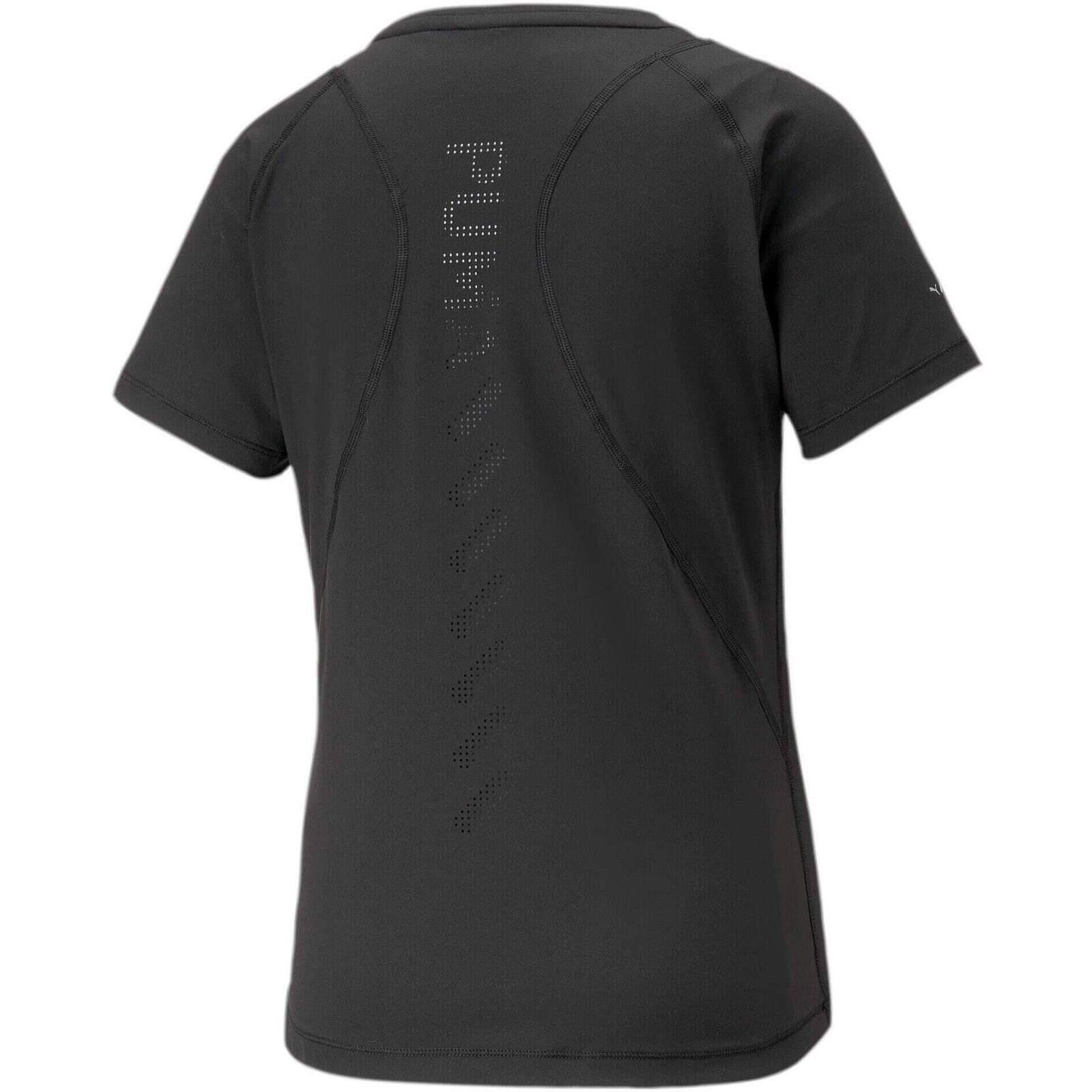 T-shirt Puma Run Cloudspun Ss Tee W, Zwart, Dames 2/5