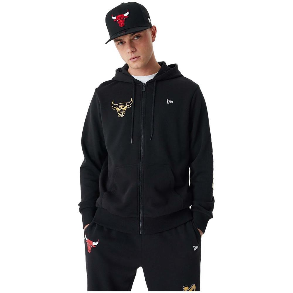 NEW ERA New Era Team Script FZ Hoody Chicago Bulls herensweatshirt