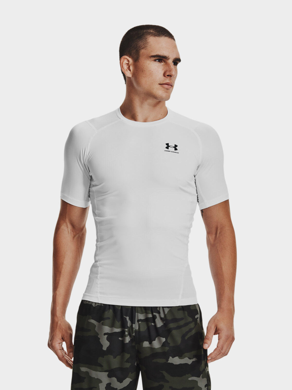 Under Armour Heatgear® Funktions-t-shirt Weiß Für Herren 5/6