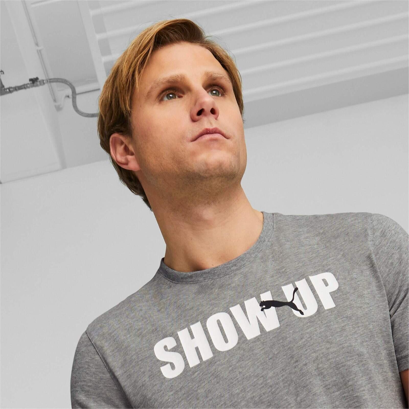 Camiseta Puma Performance Running Tee, Gris, Hombre 3/5