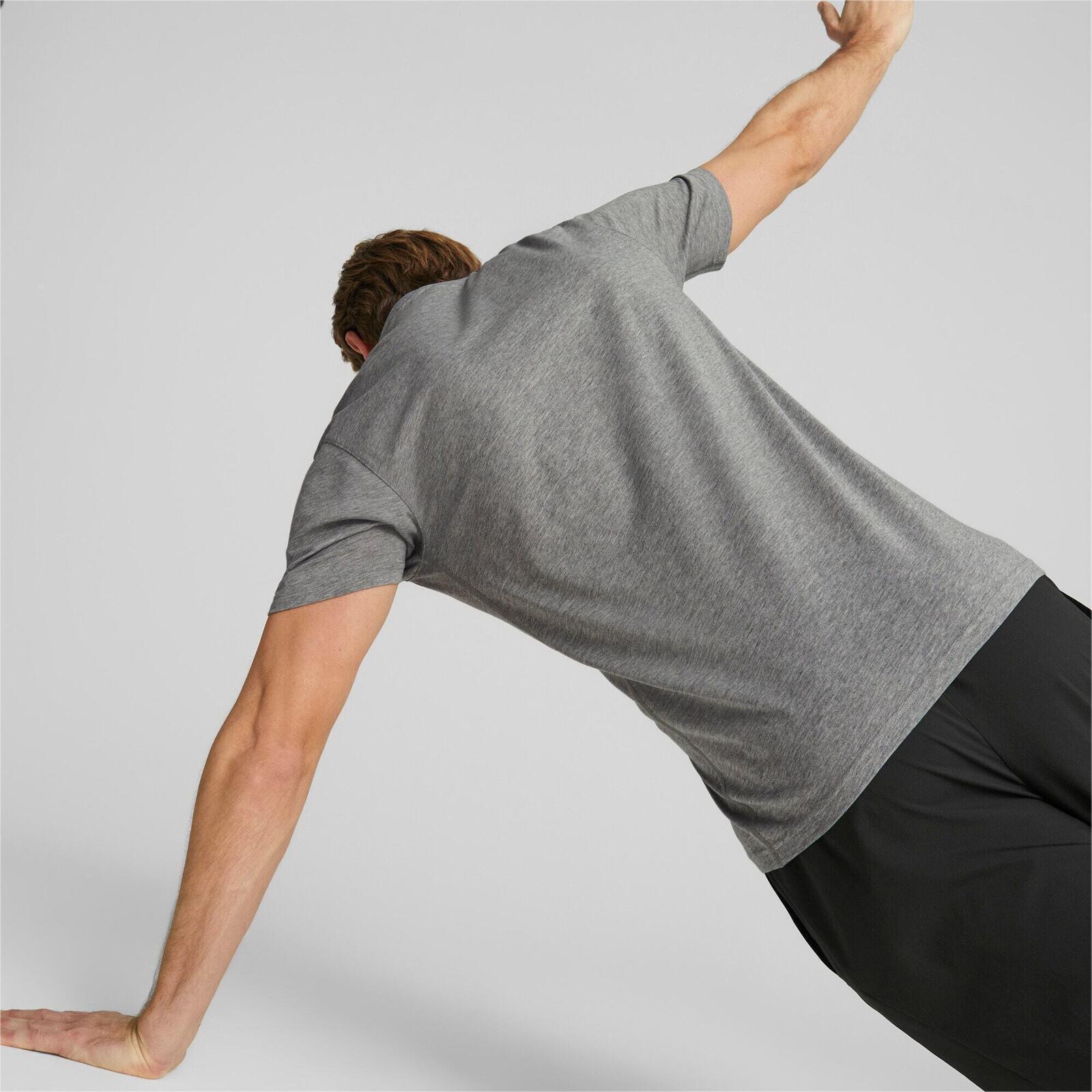 Camiseta Puma Performance Running Tee, Gris, Hombre 2/5