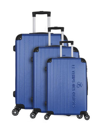 Ensemble De 3 Valises SML Bari Bleu