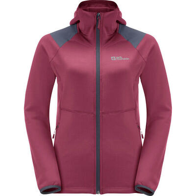 Jack Wolfskin Kolbenberg Hooded FZ Damen-Trekking-Sweatshirt