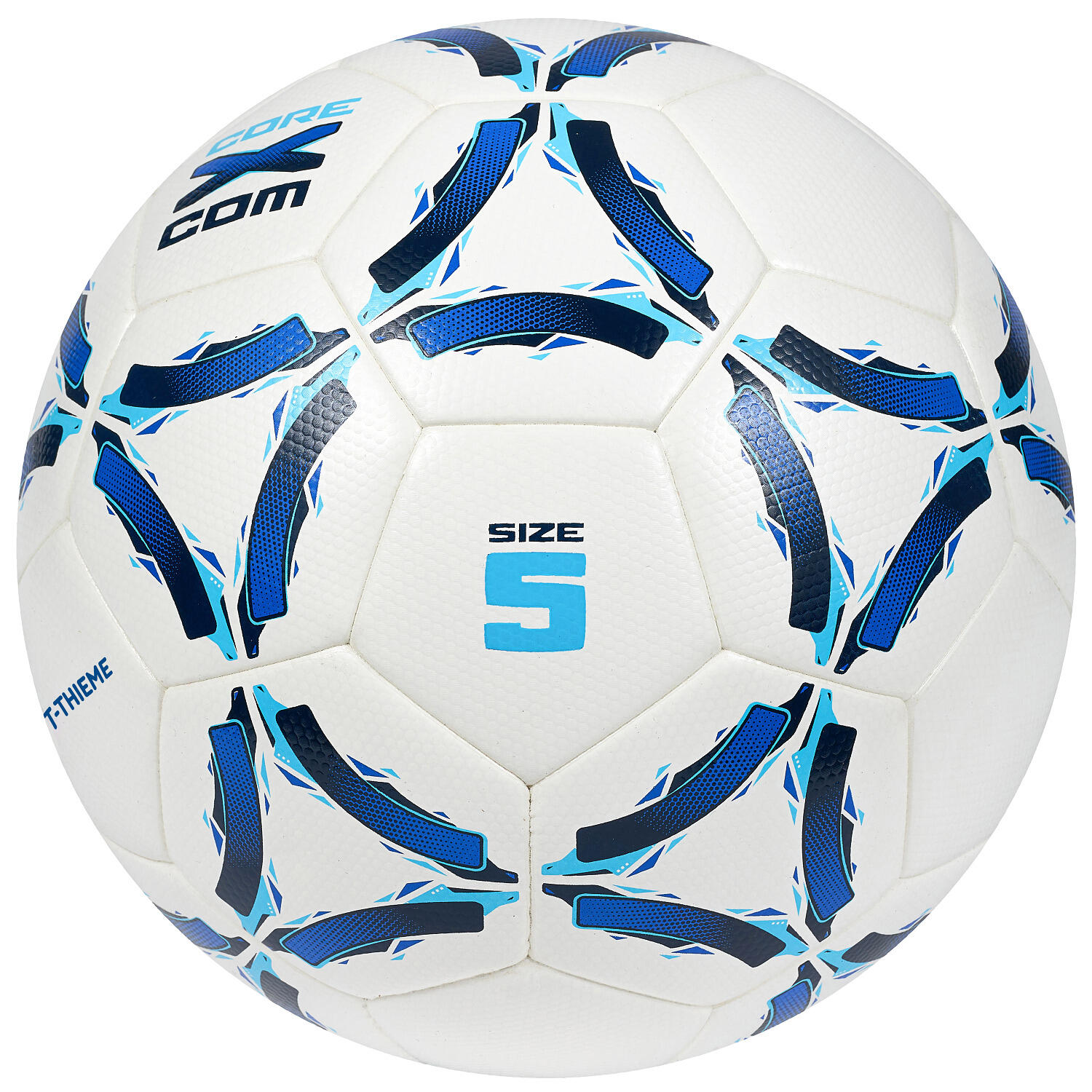 Fußball CoreX Com Fussball Unisex Weiß-Blau 3/5