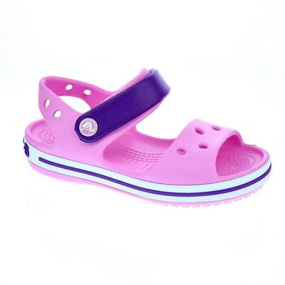 Zuecos CROCS Crocband Sandal Rosa Niños
