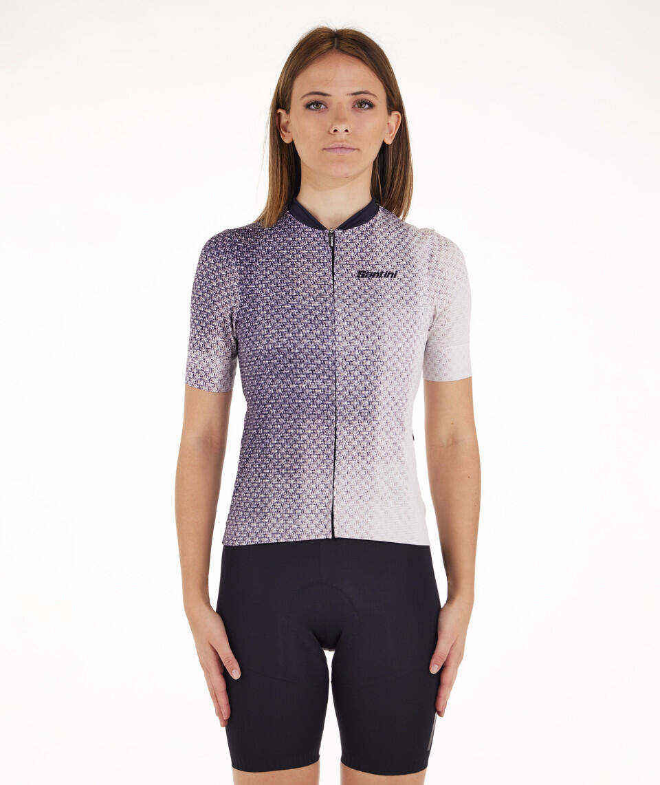 SANTINI Paws - Maglia Donna Nero  Ciclismo