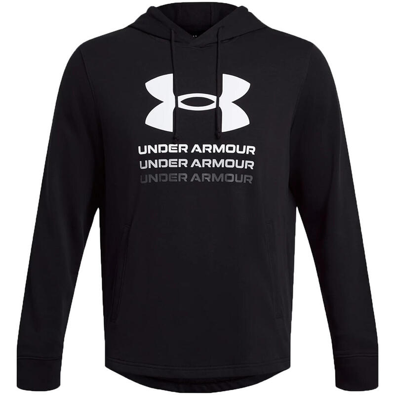 Sweat à capuche graphique Under Armour Rival Terry pour hommes