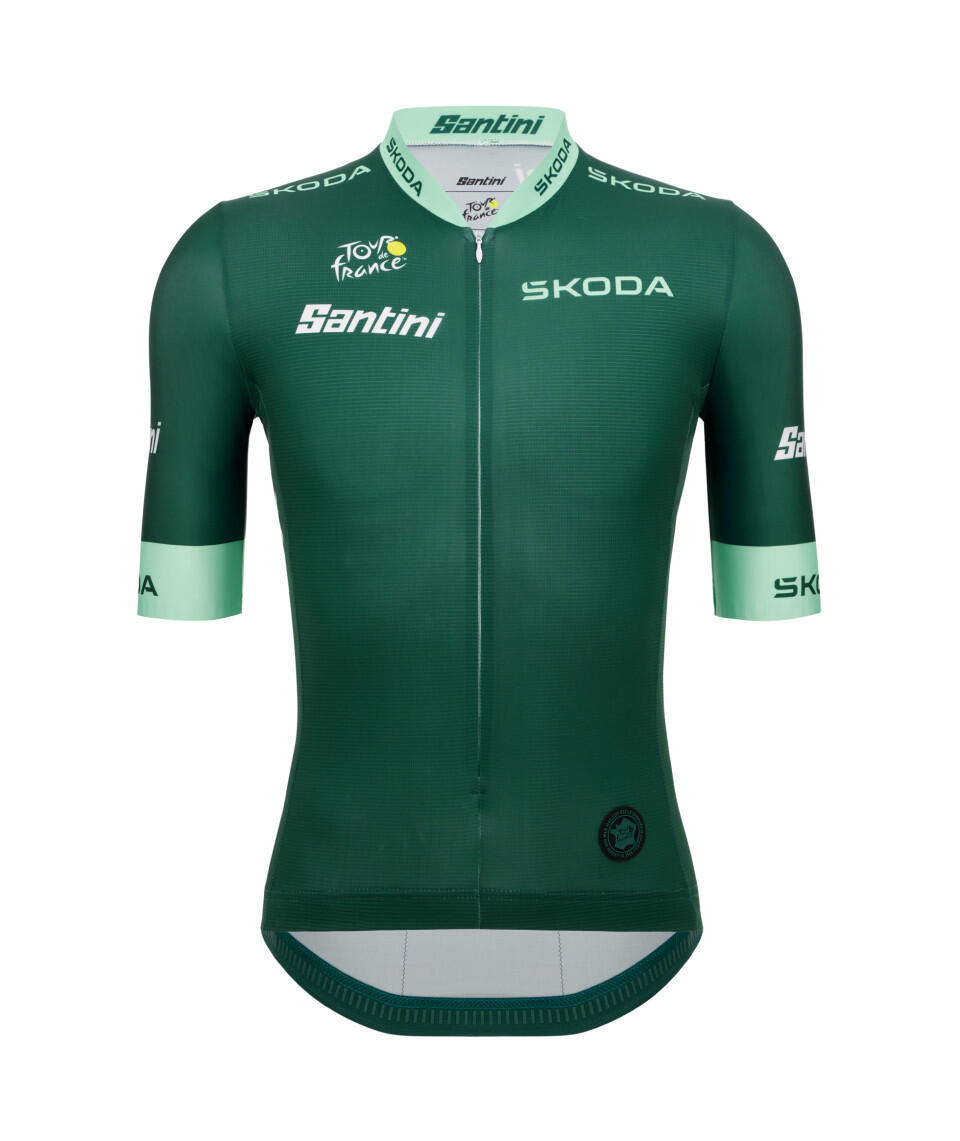 SANTINI Maglia Verde Del Tour De France - Miglior Velocista - Maglia  Ciclismo